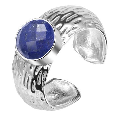 Кольцо Мой путь с лазуритом