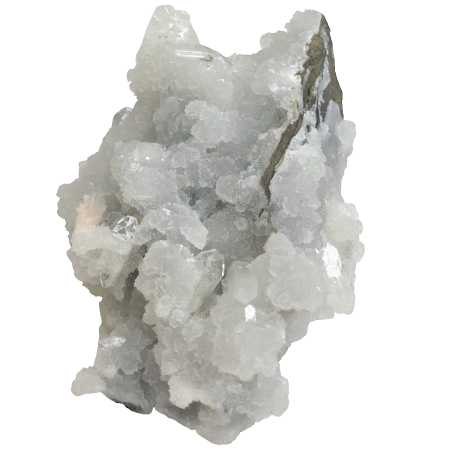 Друза халцедона с включениями апофиллита