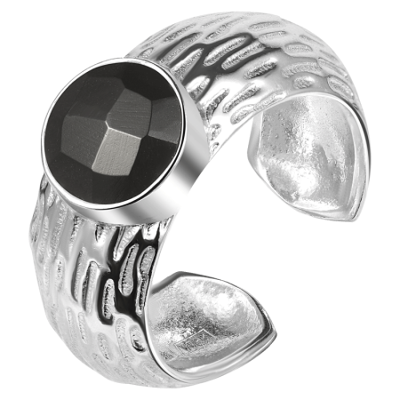 Кольцо Мой путь с черным ониксом