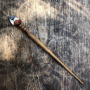 Заколка - шпилька с древесным агатом (дендрит) 3