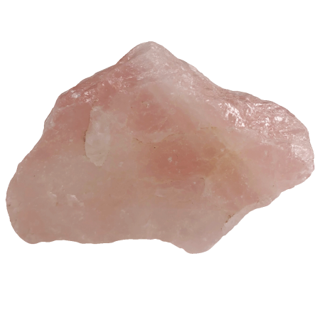Неограненный розовый кварц 134 грамма